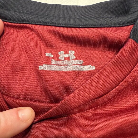 Under Armour South Carolina Gamecocks HeatGear T-Shirt Men’s XL Red sports - Picture 2 of 7